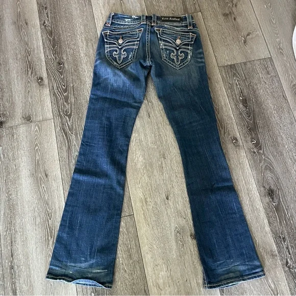 Rock Revival Patti Bootcut jeans Size 27 Dark Wash - Picture 3 of 13